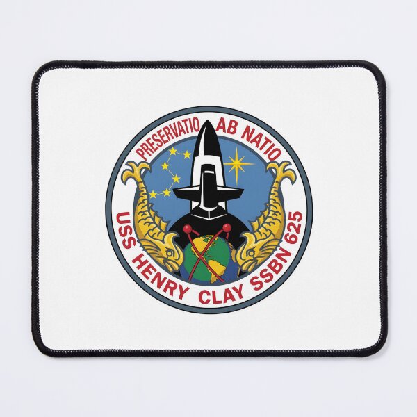 Item preview, USS Henry Clay SSBN-625 Lafayette-class Submarine Official Crest designed and sold by CharlieDesings.