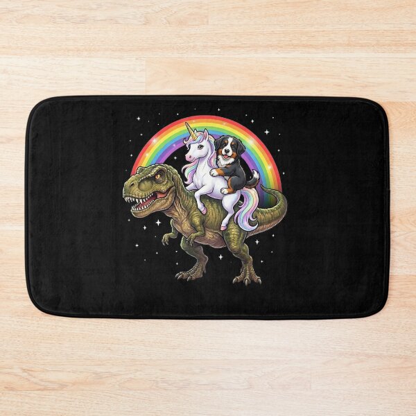 Item preview, Rainbow Bernese Mountain Dog Unicorn T Rex Dinosaur Dog Lover designed and sold by DoodleTortle.