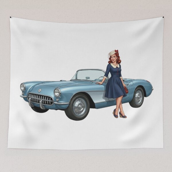 Item preview, "Retro Glamour: Charm and Audacity of Pin-Ups” designed and sold by CHRIST5000.