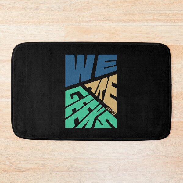 Item preview, We Are Geek - Abstract Modern Geometric Typography Art designed and sold by Geek-O-MNL.