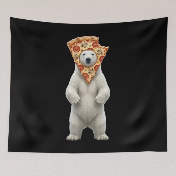 Item preview, Funny Polar Bear Pizza Meme Animal Lover designed and sold by TerryConnells.