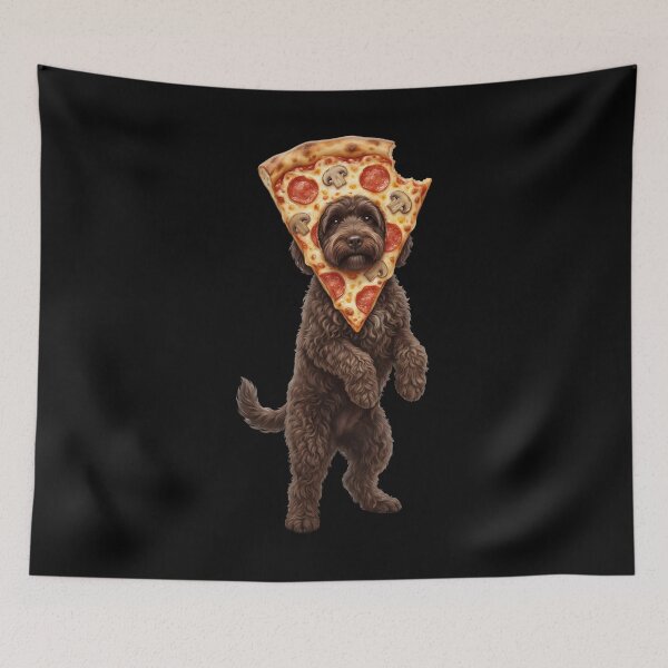 Item preview, Funny Portuguese Water Dog Pizza Meme Dog Mom Dad Lover designed and sold by TerryConnells.