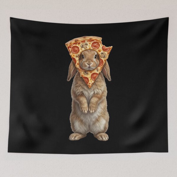 Item preview, Funny Rabbit Pizza Meme Animal Lover designed and sold by TerryConnells.