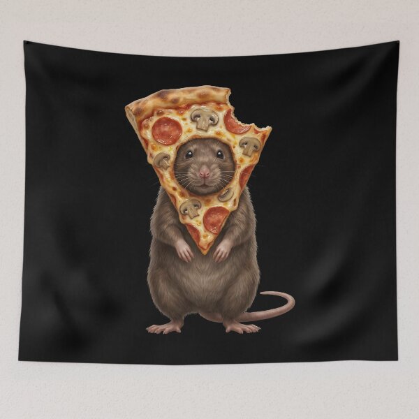 Item preview, Funny Rat Pizza Meme Animal Lover designed and sold by TerryConnells.