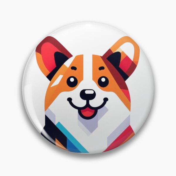 Item preview, Geometric Corgi – Modern Abstract Dog Design designed and sold by Dogandesighn.