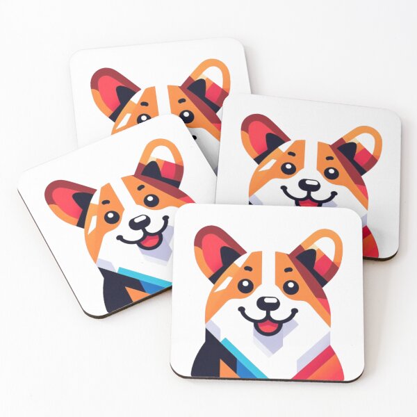 Item preview, Geometric Corgi – Modern Abstract Dog Design designed and sold by Dogandesighn.