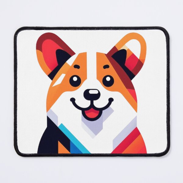 Item preview, Geometric Corgi – Modern Abstract Dog Design designed and sold by Dogandesighn.