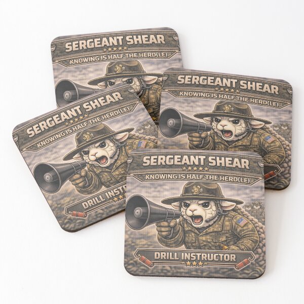 Item preview, Sergeant Shear – Sheep-I Joe Drill Instructor Parody designed and sold by Thpoar.