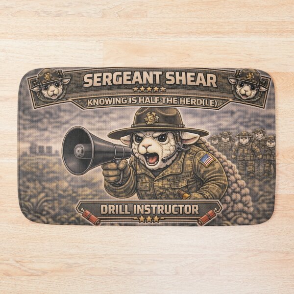 Item preview, Sergeant Shear – Sheep-I Joe Drill Instructor Parody designed and sold by Thpoar.