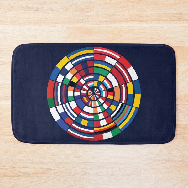 Item preview, 70 Years of Eurovision Song Contest winners - Flag design, dark blue designed and sold by acediscovery.