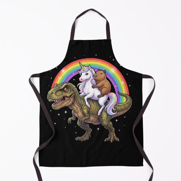 Item preview, Rainbow Capybara Unicorn T Rex Dinosaur Animal Lover designed and sold by DoodleTortle.