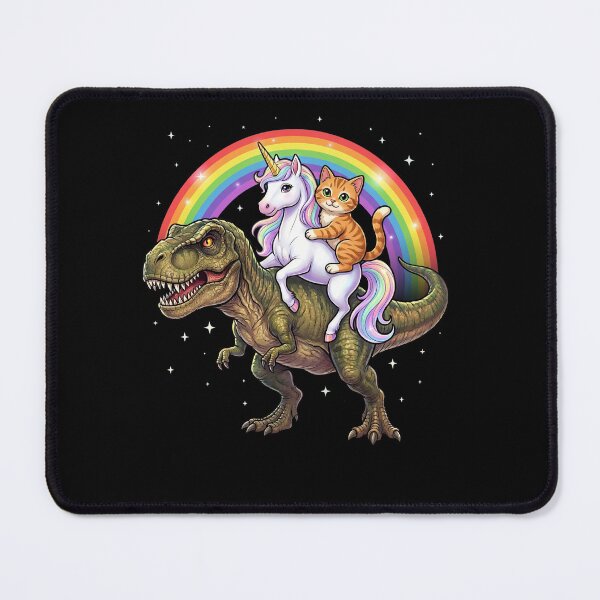 Item preview, Rainbow Cat Unicorn T Rex Dinosaur Animal Lover designed and sold by DoodleTortle.