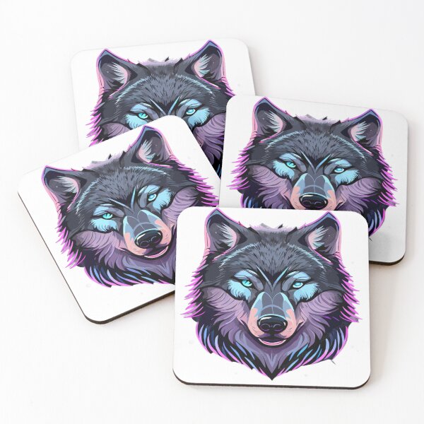 Item preview, Geometric Galaxy Red Wolf Design designed and sold by The Dragon’s Ink.