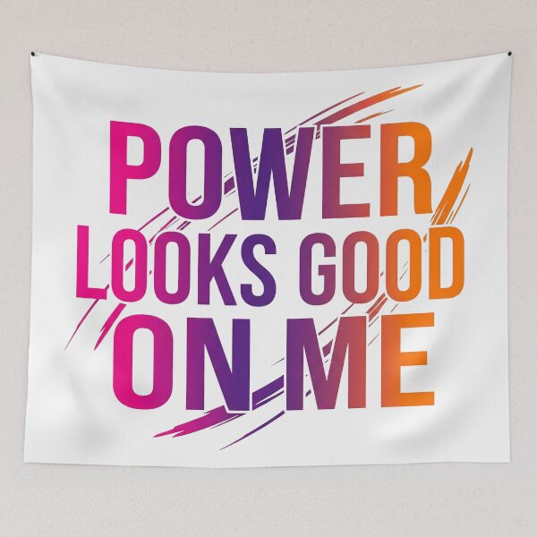 Item preview, Power Looks Good On Me designed and sold by Waseemkhan86.