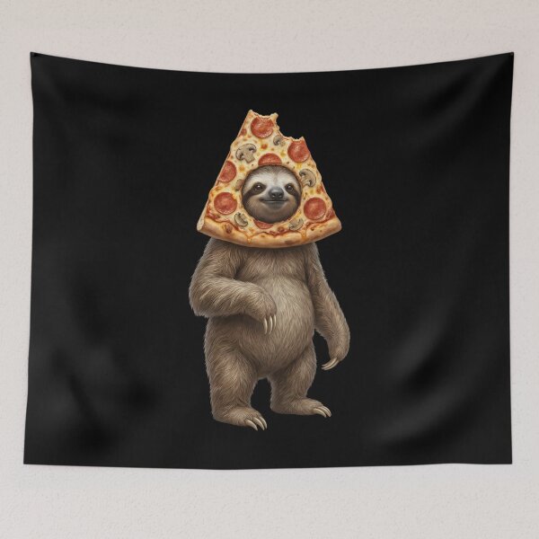 Item preview, Funny Sloth Pizza Meme Animal Lover designed and sold by TerryConnells.