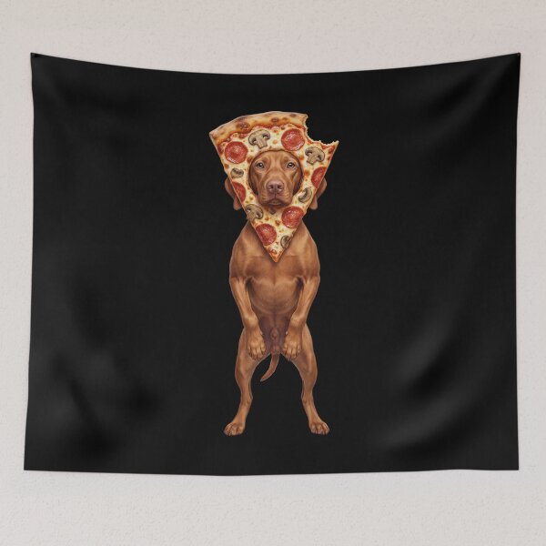 Item preview, Funny Vizsla Pizza Meme Dog Mom Dad Lover designed and sold by TerryConnells.