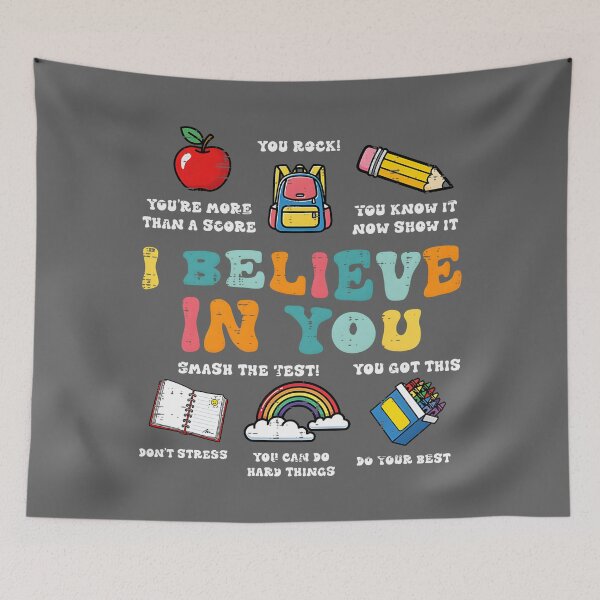 Item preview, Testing Day I Believe in You State Test Teacher Women Men designed and sold by KristineLi.