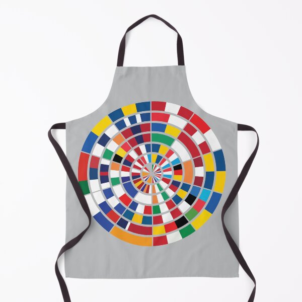 Item preview, 70 Years of Eurovision Song Contest winners - abstract flag design, grey designed and sold by acediscovery.