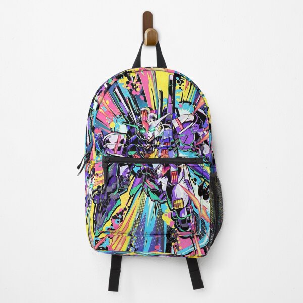 Item preview, Neon Pop Mecha Robot – Cyberpunk Anime Gundam Style Explosion Art designed and sold by Dyan4.