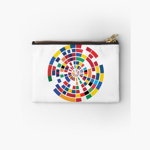 Item preview, 70 Years of Eurovision Song Contest winners - Abstract flag design, white designed and sold by acediscovery.
