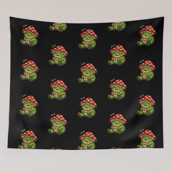 Item preview, Cute Sleepy Coffee Frog – Monday Burnout Cozy Aesthetic Design designed and sold by ColorSplash123.