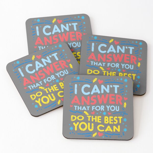 Item preview, Testing Day I Cant Answer that for You Teacher Women Men designed and sold by KristineLi.