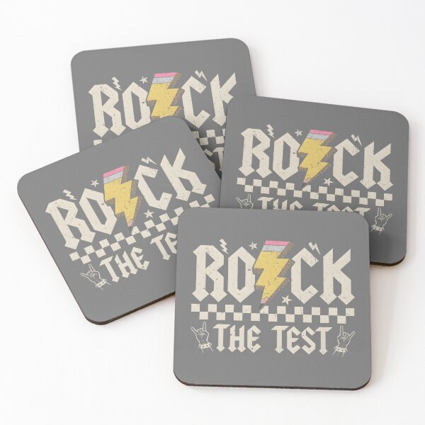 Item preview, Testing Day Rock The Test ABCD Motivational Teacher Students designed and sold by KristineLi.