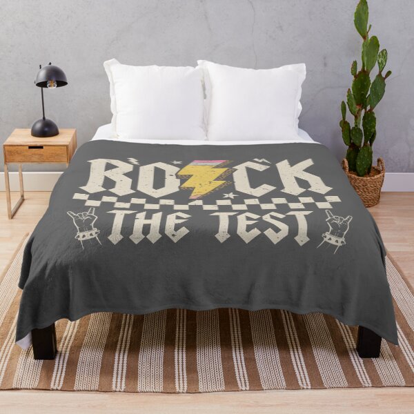Item preview, Testing Day Rock The Test ABCD Motivational Teacher Students designed and sold by KristineLi.