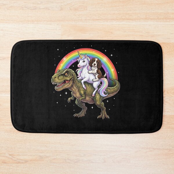 Item preview, Rainbow English Springer Spaniel Unicorn T Rex Dinosaur Dog Lover designed and sold by DoodleTortle.