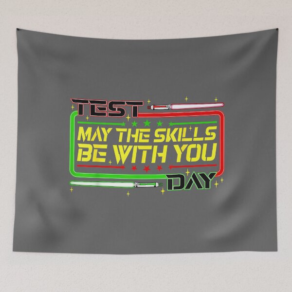 Item preview, Testing Day Test Day May The Skills Be With You Teacher Kids  designed and sold by KristineLi.