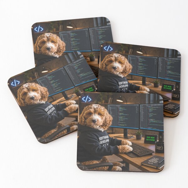 Item preview, Cockapoo Software Developer at the Coding Desk designed and sold by Paul Thompson Photography.