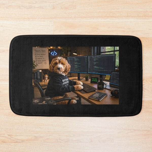 Item preview, Cockapoo Software Developer at the Coding Desk designed and sold by Paul Thompson Photography.