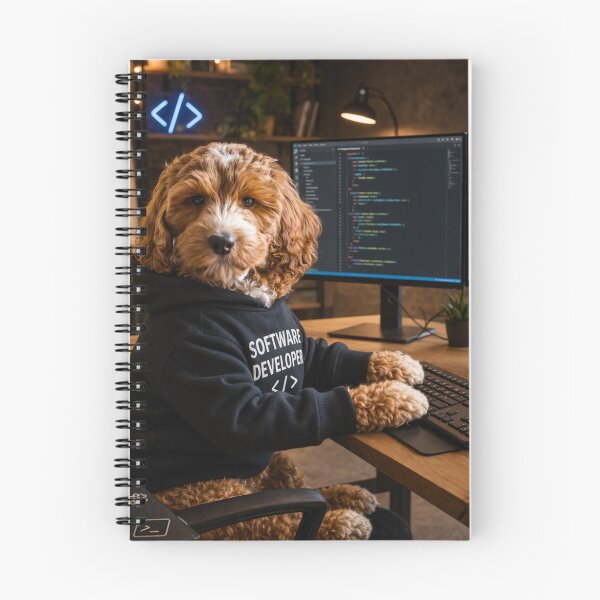 Item preview, Cockapoo Software Developer at the Coding Desk designed and sold by Paul Thompson Photography.