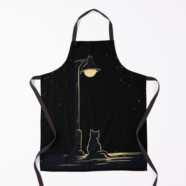 Item preview, Midnight Cat Solitude designed and sold by Ali Doodles.