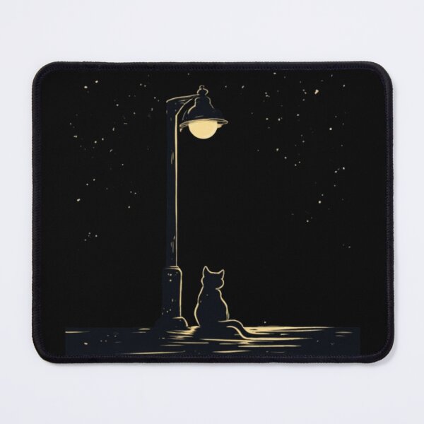 Item preview, Midnight Cat Solitude designed and sold by Ali Doodles.