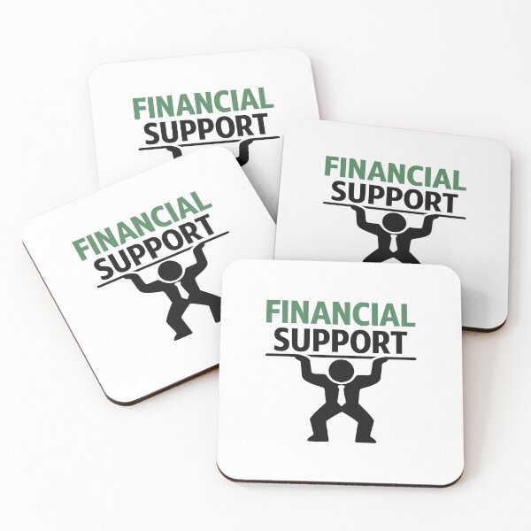 Item preview, Funny Dad Financial Support Minimalist Graphic Pun designed and sold by FunFitLife Studio.