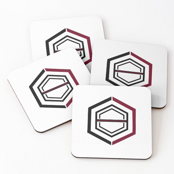 Item preview, Minimalist Hexagon Logo – Modern Geometric Men's T-Shirt designed and sold by Herzbaumatelier.