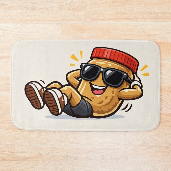 Item preview, Peanut Butter Crunches Fitness Character designed and sold by BROHLine Studio.