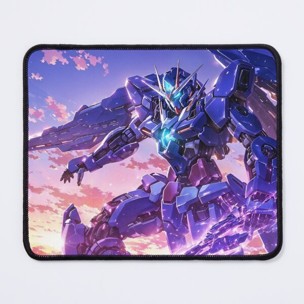 Item preview, Sunset Mecha Warrior – Aesthetic Anime Robot with Neon Energy Blade designed and sold by Dyan4.