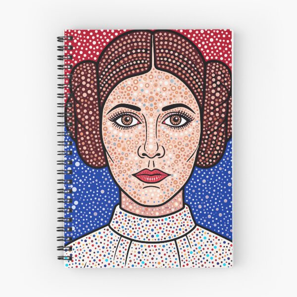 Item preview, Princess Leia — Star Wars Dotwork Pop Art | Pointillist Cosmic Portrait designed and sold by  Ojo de Lilith.