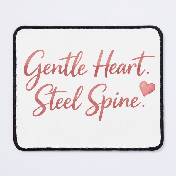 Item preview, Gentle Heart Steel Spine designed and sold by Waseemkhan86.