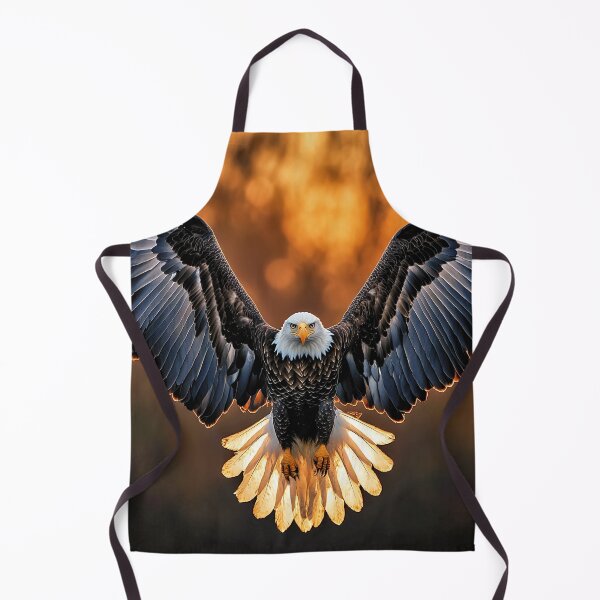 Item preview, Bald Eagle in golden silhouette designed and sold by Barry Ion.