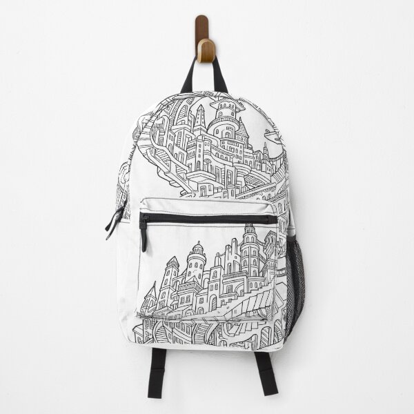 Item preview, Psychedelic impossible spiral city designed and sold by chalia87.