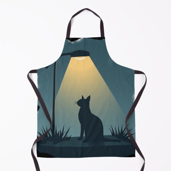 Item preview, Quiet Night Mood Cat designed and sold by Ali Doodles.