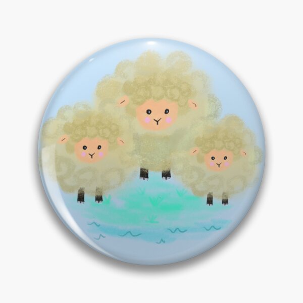Item preview, sheep family designed and sold by MagicWizardShop.