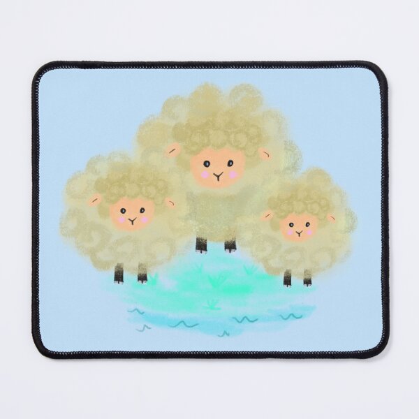 Item preview, sheep family designed and sold by MagicWizardShop.