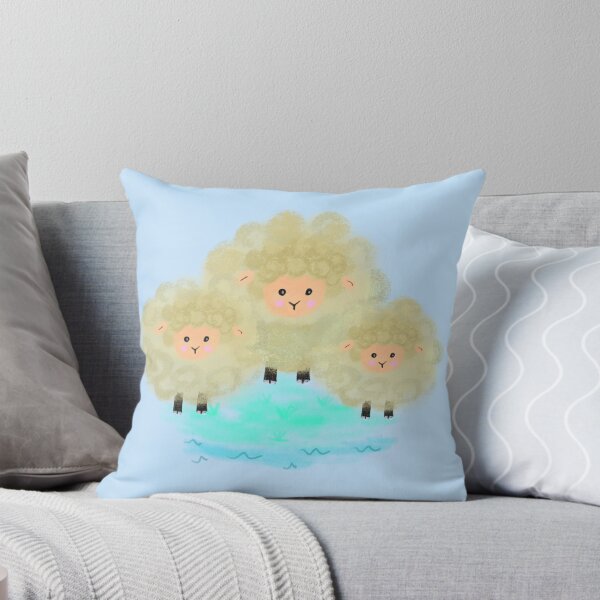 Item preview, sheep family designed and sold by MagicWizardShop.