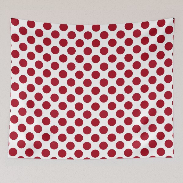 Item preview, Red Polka Dots On White designed and sold by POLKAIWERX.