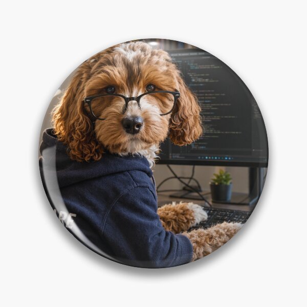 Item preview, Dog Programmer at Workstation designed and sold by Paul Thompson Photography.