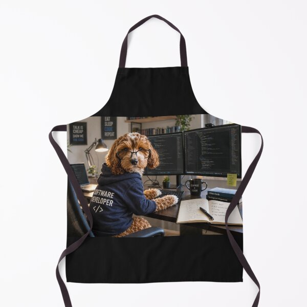 Item preview, Dog Programmer at Workstation designed and sold by Paul Thompson Photography.